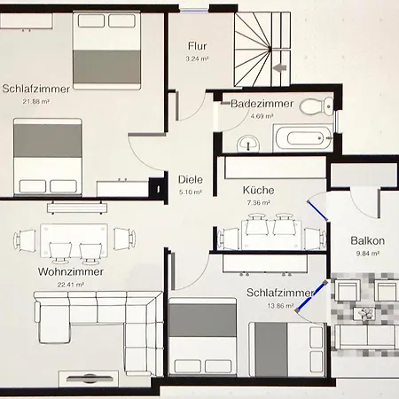 City Apartment Jimmy Neunkirchen  Exterior foto