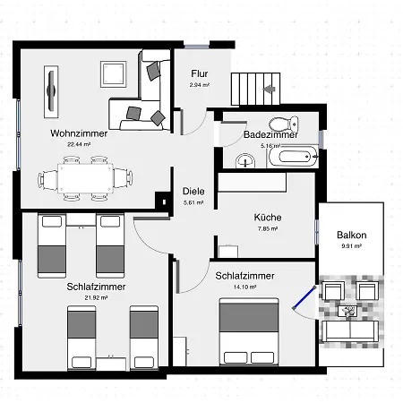 City Apartment Jimmy Neunkirchen  Exterior foto
